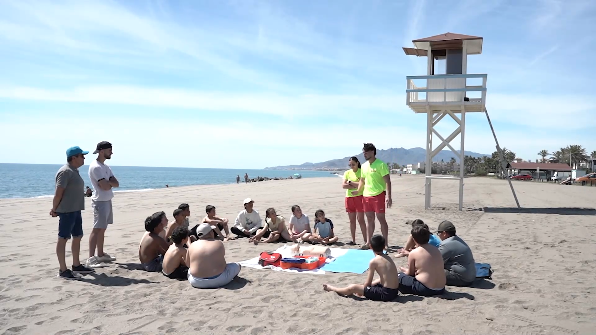 Prevención del ictus y la seguridad en playas y piscinas