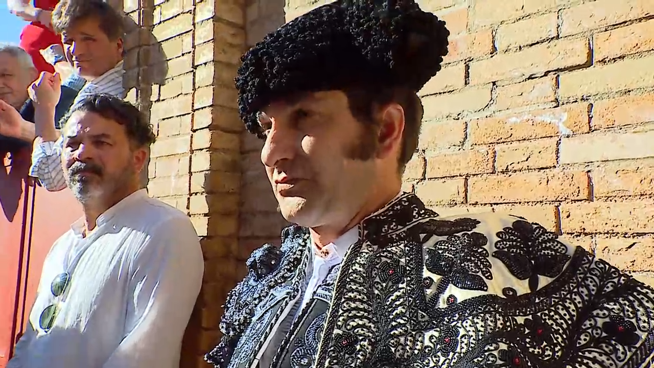 Plaza de la Maestranza durante la corrida